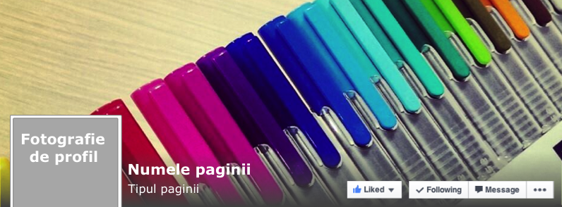 Facebook cover template